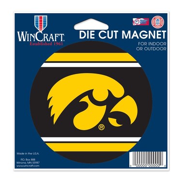 Iowa Hawkeyes Official NCAA 4.5"x6" Car Magnet by Wincraft