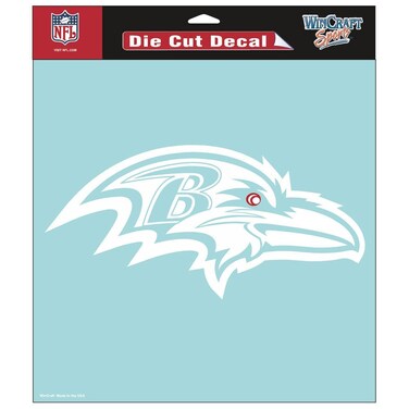 Wincraft NFL Baltimore Ravens WCR25668061 Perfect Cut Decals, 8" x 8