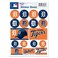 Wincraft MLB Detroit Tigers Vinyl Sticker Sheet, 5" x 7