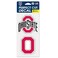 Wincraft NCAA Ohio State University Perfect Cut Decal (Set of 2), 4" x 4",Black