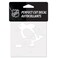 Wincraft NHL Pittsburgh Penguins 42324010 Perfect Cut Decal, 4" x 4", White