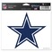WinCraft NFL Dallas Cowboys 42520071 Multi-Use Colored Decal, 5" x 6