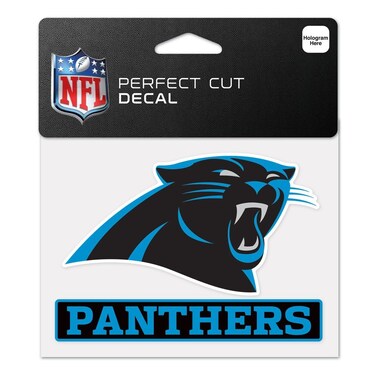 Wincraft NFL Carolina Panthers WCR47938014 Perfect Cut Color Decal, 4.5" x 5.75