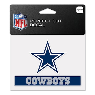 WinCraft NFL Dallas Cowboys WCR47949014 Perfect Cut Color Decal, 4.5" x 5.75