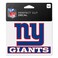 Wincraft NFL New York Giants WCR48593014 Perfect Cut Color Decal, 4.5" x 5.75