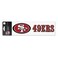 WinCraft NFL San Francisco 49ers WCR49141014 Perfect Cut Decals, 3" x 10