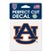 NCAA Auburn University 52824012 Perfect Cut Color Decal, 4" x 4