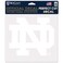 NCAA Notre Dame Fighting Irish Perfect Cut Decal 8" x 8" White
