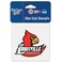 Wincraft NCAA University of Louisville 70921012 Perfect Cut Color Decal, 4" x 4", Black