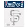 Wincraft MLB San Francisco Giants Chrome Perfect Cut Decal, 6 x 6, Black