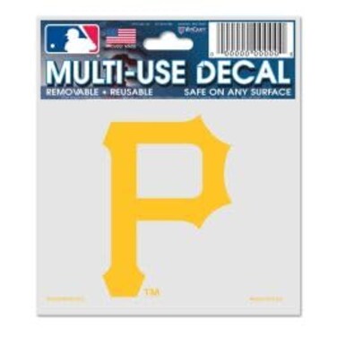 MLB Pittsburgh Pirates 84420010 Multi-Use Decal, 3" x 4