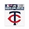 Wincraft MLB Minnesota Twins 84506010 Multi-Use Decal, 3" x 4