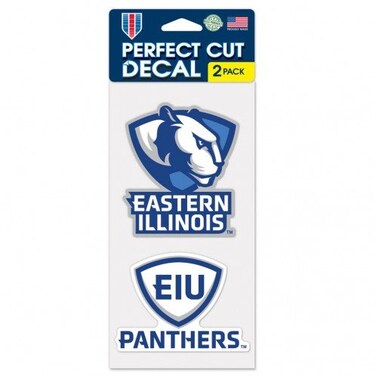 WinCraft Eastern Illinois Panthers Set of 2 Die Cut Decals (4" x 4" Each)