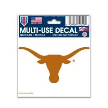 Wincraft NCAA University of Texas 91299012 Multi-Use Decal, 3" x 4