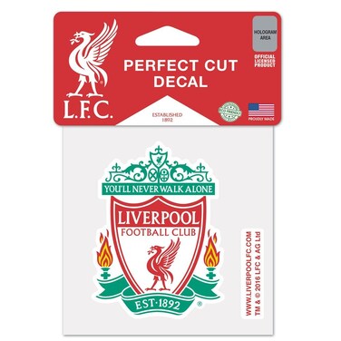 Wincraft MLS Liverpool FC 4x4 Perfect Cut Color Decal, One Size, Team Color