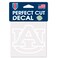 Wincraft NCAA Auburn Tigers Decal4x4 Perfect Cut White Decal, Team Colors, One Size