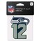 WinCraft NFL Seattle Seahawks 12th Man Perfect Cut Color Decal, 4"x4", Team Color