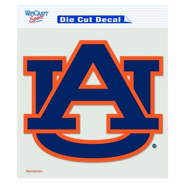 NCAA Auburn Tigers 8-by-8 Inch Diecut Colored Decal