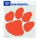 NCAA Clemson Tigers 8-by-8 Inch Diecut Colored Decal