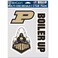 Wincraft NCAA Purdue Boilermakers Decal Multi Use Fan 3 Pack, Team Colors, One Size