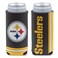 WinCraft NFL Pittsburgh Steelers Slim Can Cooler, Team Colors, One Size