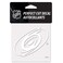 Wincraft NHL Carolina Hurricanes Decal4x4 Perfect Cut White Decal, Team Colors, One Size
