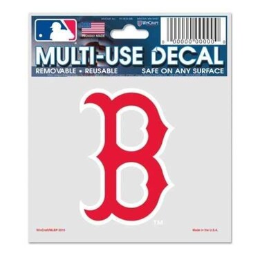 Wincraft MLB Boston Red Sox 84406010 Multi-Use Decal, 3" x 4