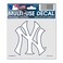 Wincraft MLB New York Yankees 84487010 Multi-Use Decal, 3" x 4