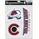 Wincraft NHL Colorado Avalanche Decal Multi Use Fan 3 Pack, Team Colors, One Size