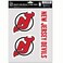 Wincraft NHL New Jersey Devils Decal Multi Use Fan 3 Pack, Team Colors, One Size