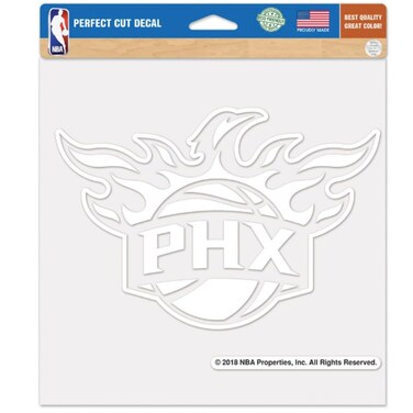 Phoenix Suns 8x8 White Decal Logo