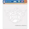 Phoenix Suns 8x8 White Decal Logo