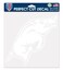 NCAA University of Arkansas Razorbacks 8 x 8 inch White Perfect Cut Car Decal