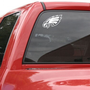Philadelphia Eagles 8x8 White Team Logo Decal