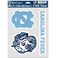 WinCraft North Carolina Tar Heels 3 Fan Pack Decals