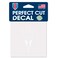 Wincraft NCAA Arizona State Sun Devils 4x4 Perfect Cut White Decal, One Size, Team Color