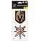 Wincraft NHL Vegas Golden Knights 4x4 Perfect Cut Set of 2 Decals, One Size, Team Color