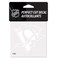 Wincraft NHL Pittsburgh Penguins 4x4 Perfect Cut White Decal, One Size, Team Color