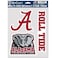 Wincraft NCAA Alabama Crimson Tide Decal Multi Use Fan 3 Pack, Team Colors, One Size