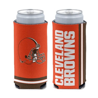 Wincraft NFL Cleveland Browns Slim Can Cooler, Team Colors, One Size