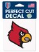 WinCraft University Louisville Cardinals Logo 4" x 4" inch Outdoor Color Vinyl Decal