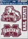 WinCraft NCAA Mississippi State University Bulldogs Multi-Use Decal 3 Fan Pack, Team Colors, 5.5" x 7.75" Inch Sheet