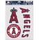 Wincraft MLB Los Angeles Angels Decal Multi Use Fan 3 Pack, Team Colors, One Size