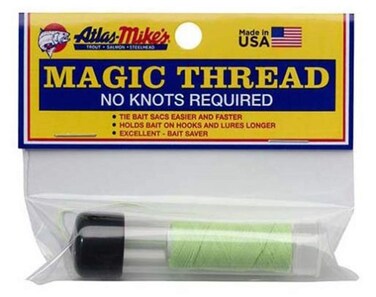 Atlas Mike's Thread with Dispenser, 100-Feet, Chartreuse
