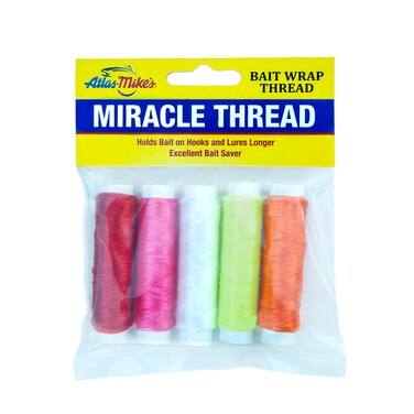 ATLAS Miracle Thread - Elastic Fishing Line for Bait Sac Tying, Lure Crafting, and Versatile Angling, Durable Thread for Successful Fishing Ventures