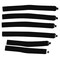 Rawlings   Catcher&#39;s Leg Guard Straps   Baseball/Softball   Set of 6   Black