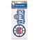 Wincraft NBA Los Angeles Clippers Perfect Cut Decal (Set of 2), 4" x 4