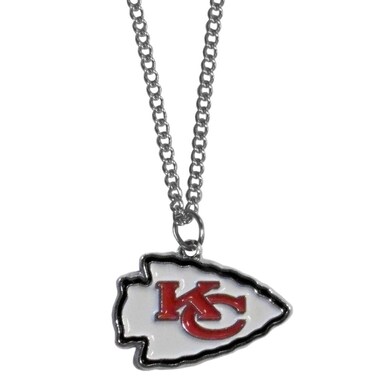NFL Siskiyou Sports Fan Shop Kansas City Chiefs Chain Necklace with Small Charm 22 inch Team Color