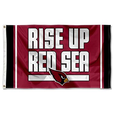 WinCraft Arizona Cardinals Rise Up Red Sea 3x5 Outdoor Flag