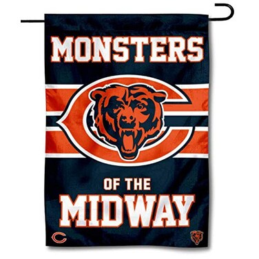 WinCraft Chicago Bears Monsters of The Midway Double Sided Garden Flag